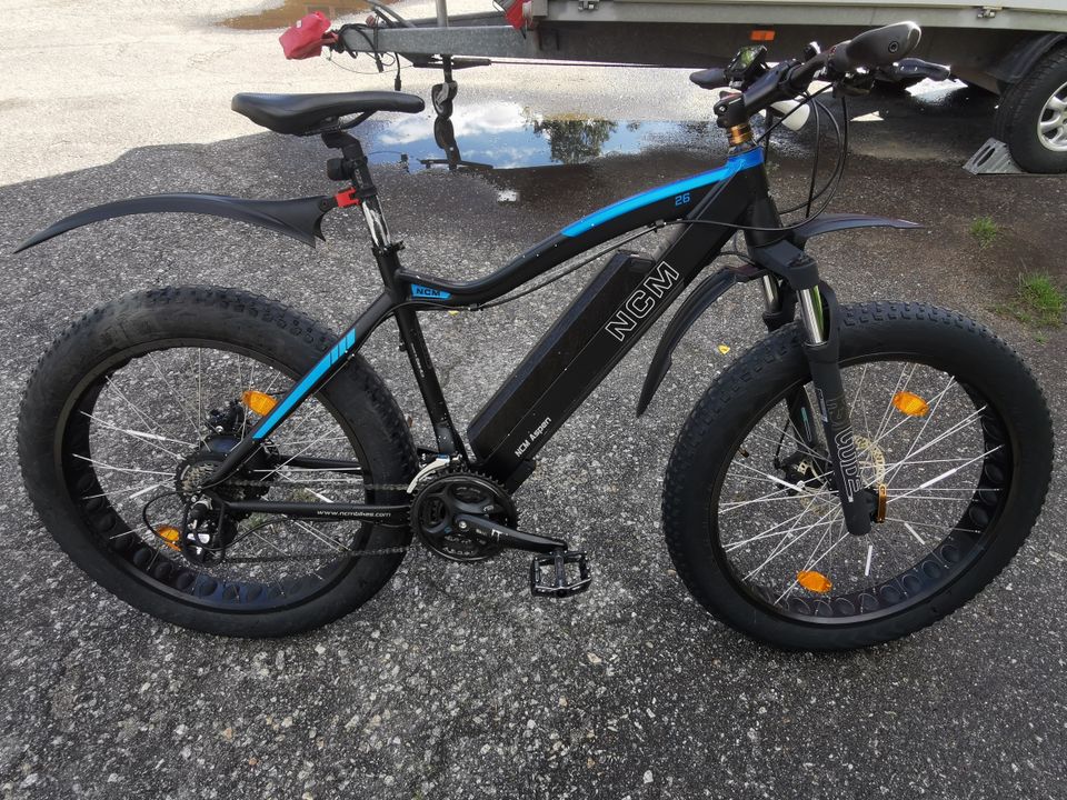 Ncm Aspen Hyväkuntoinen Fatbike 624 wh tehoakku