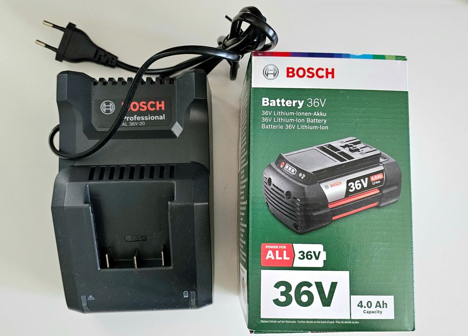 Akkulaturipaketti Bosch 36V 1x4,0Ah + AL 36V-20