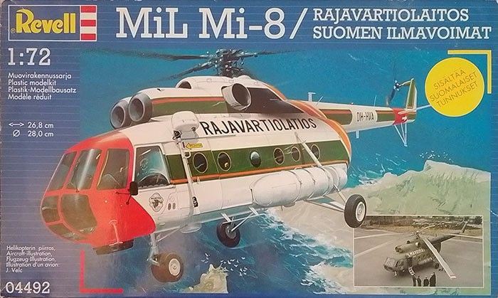 Koottava pienoismalli Mil Mi-8 helikopteri