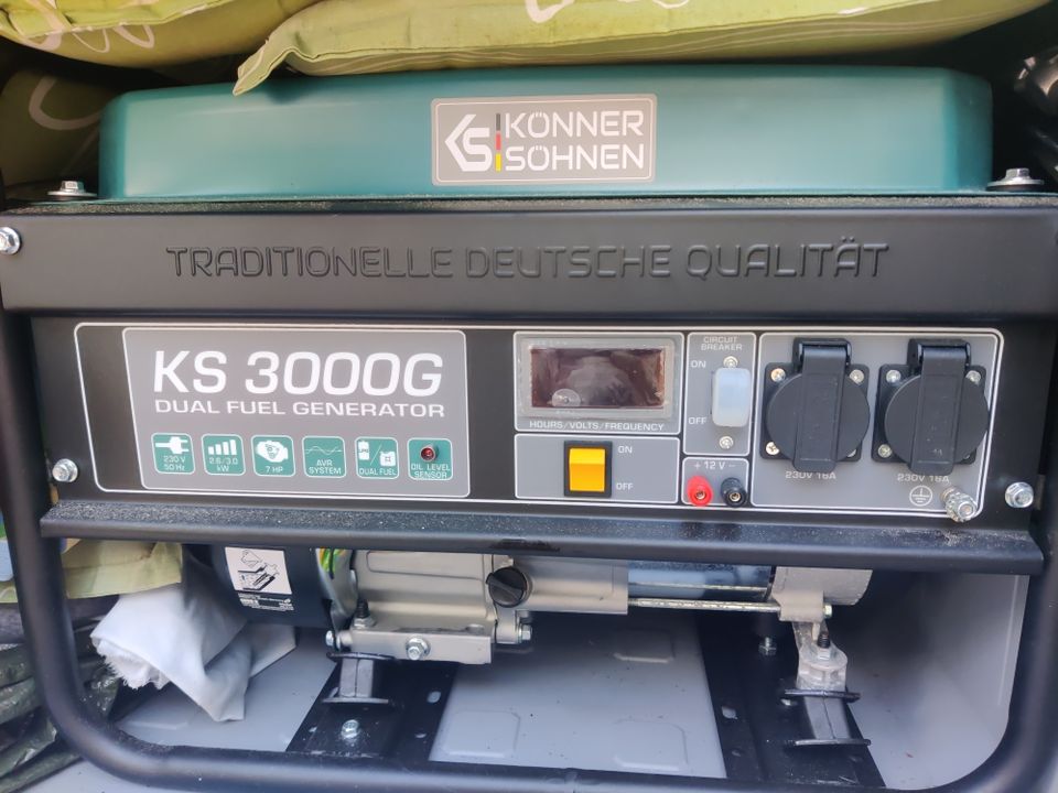 Nestekaasu/bensiinigeneraattori KS 3000G