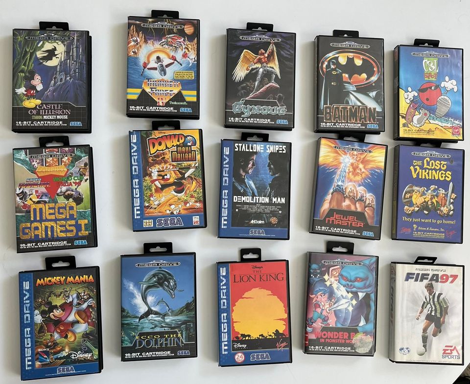 Sega Mega Drive pelejä