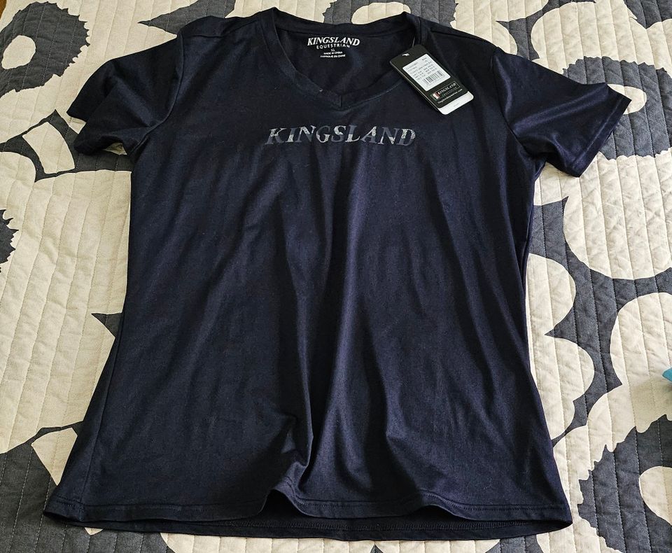 Kingsland navy ratsastuspaita xl