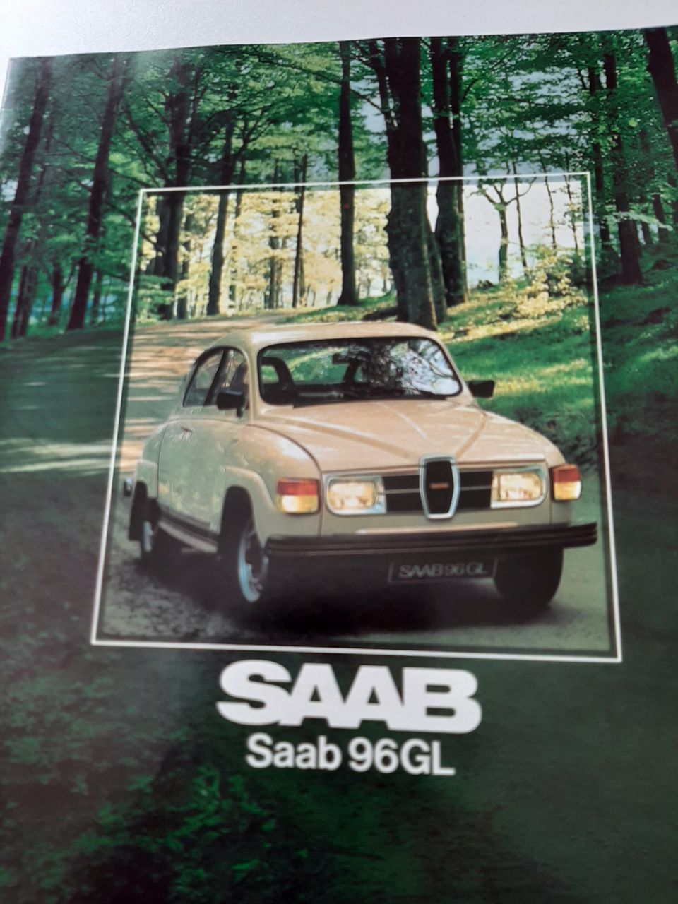 Saab 96GLmyyntiesite 1979