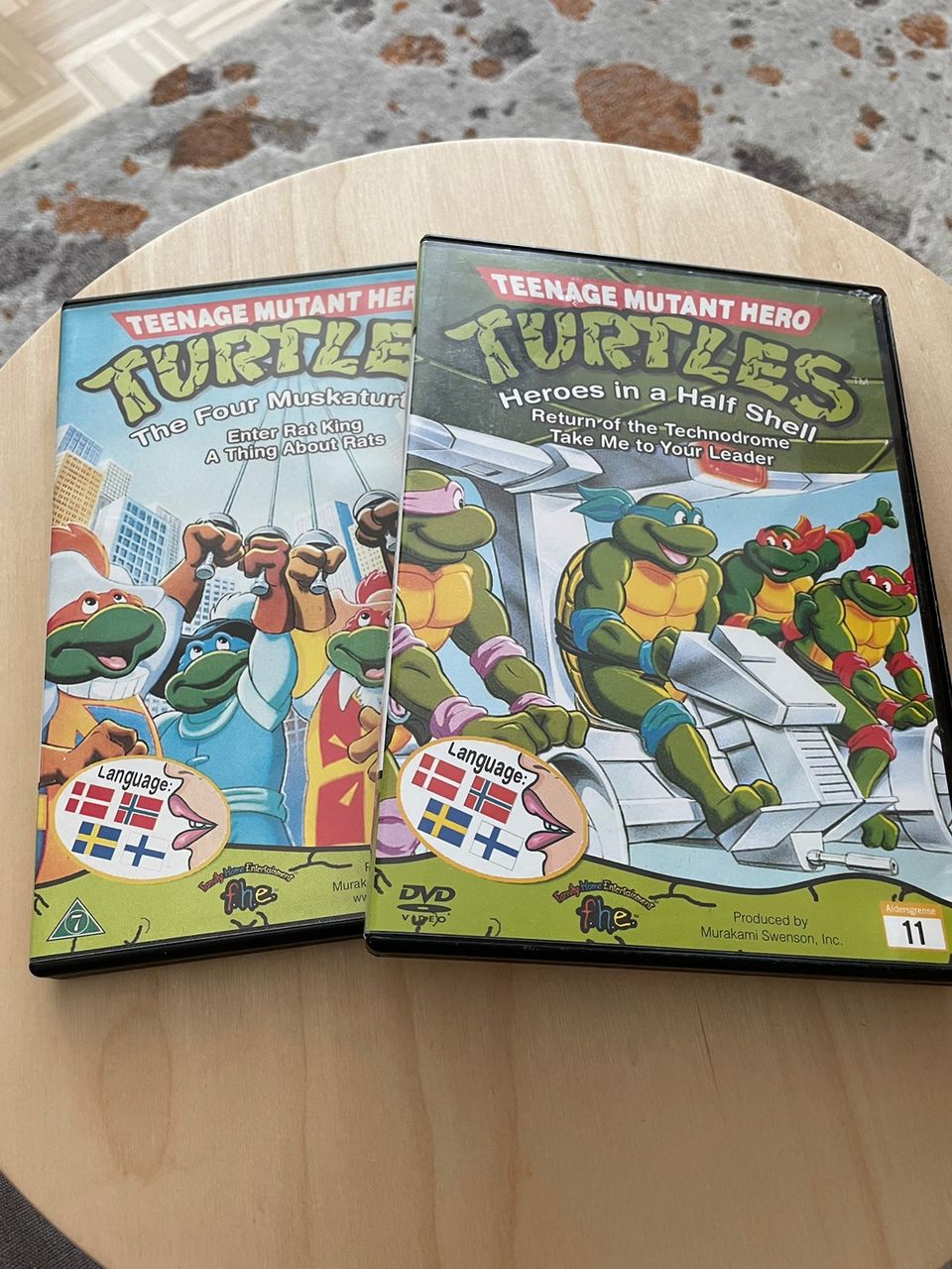Turtlesit -dvd:t (Suomenkielinen puhe)
