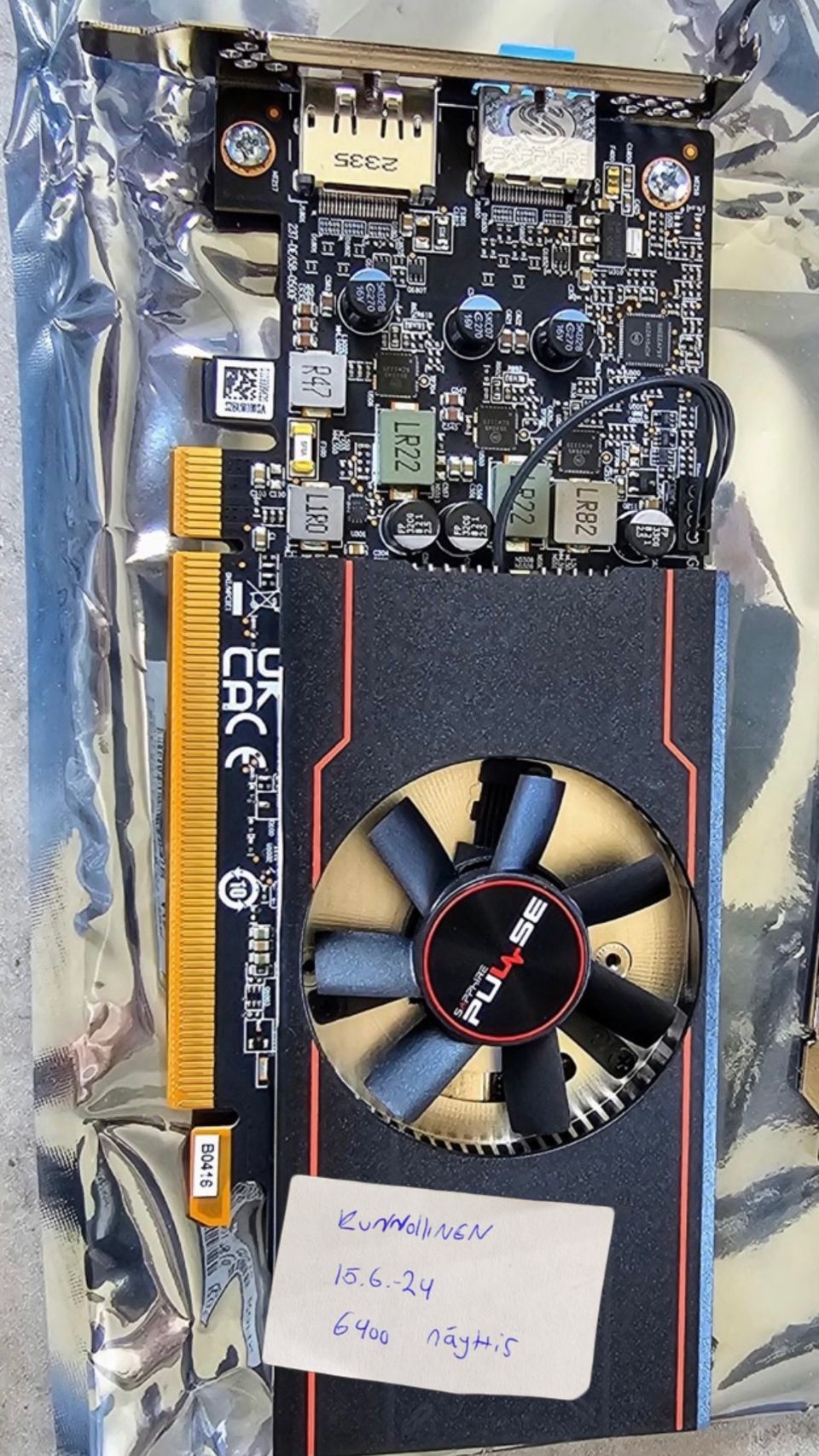 Radeon RX 6400  low profile