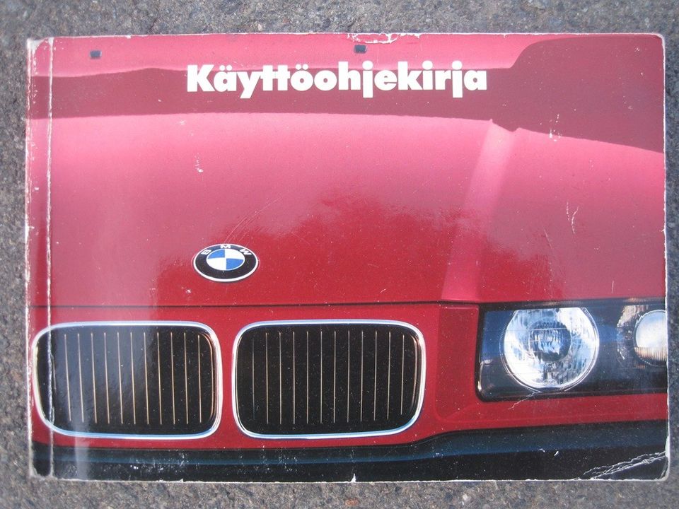 BMW E36 3-sarja käyttö-ohjekirja Suomen-kielinen
