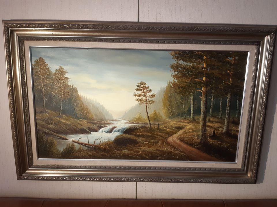 Eero Hirvelä maalaus 1987