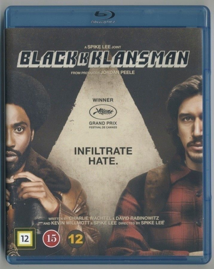 BlackkKlansman (Blu-Ray) Jasper Pääkkönen (Spike Lee)