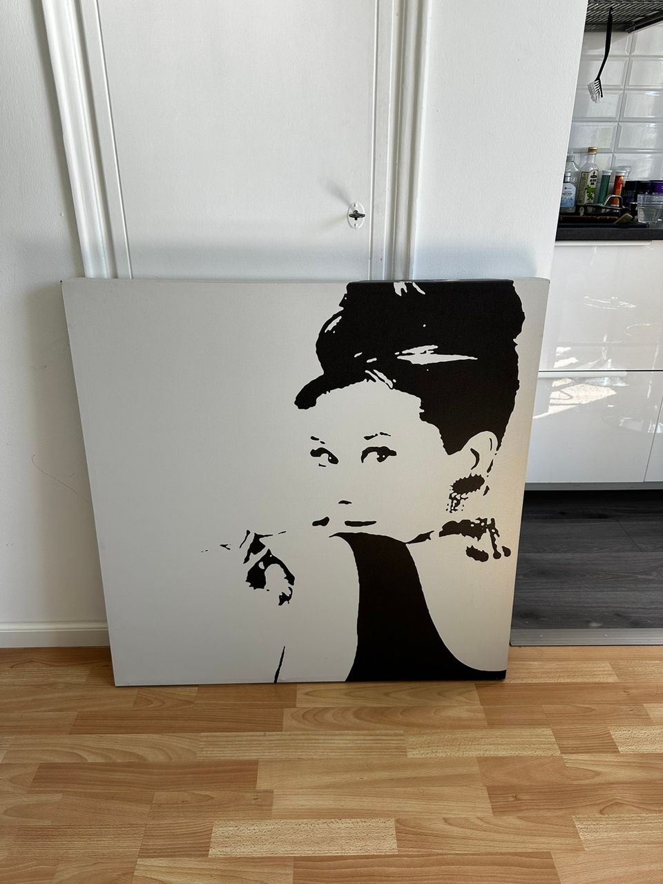 Audrey Hepburn ikea taulu 90x90 nopea nouto!!