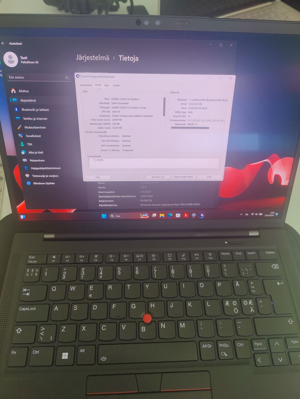 Lenovo Thinkpad X1 gen 11