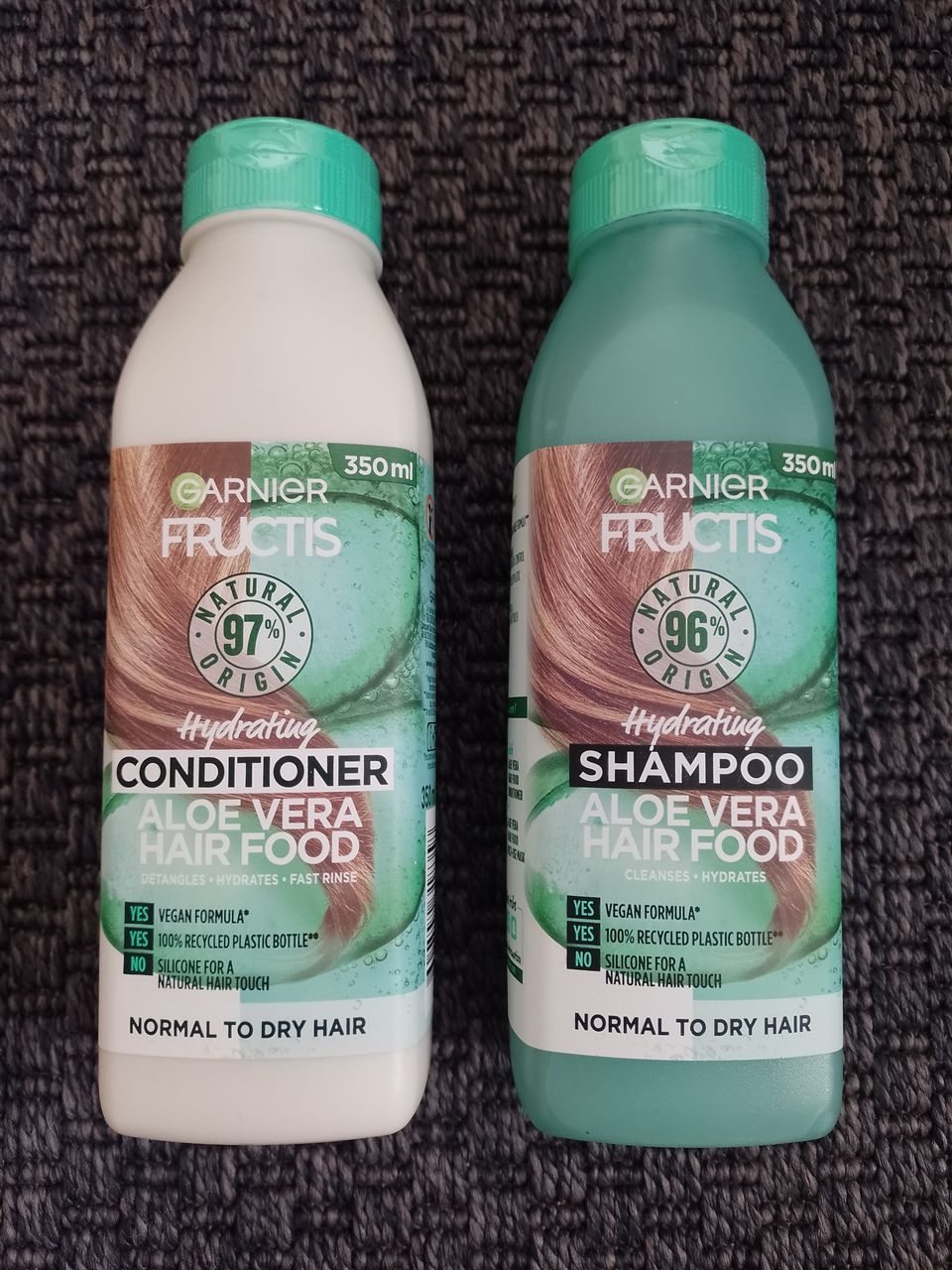 Garnier shampoo ja hoitoaine