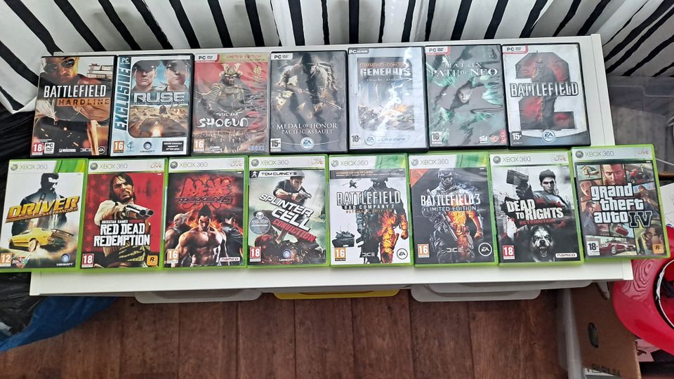 Xbox 360 ja PC pelejä halvalla