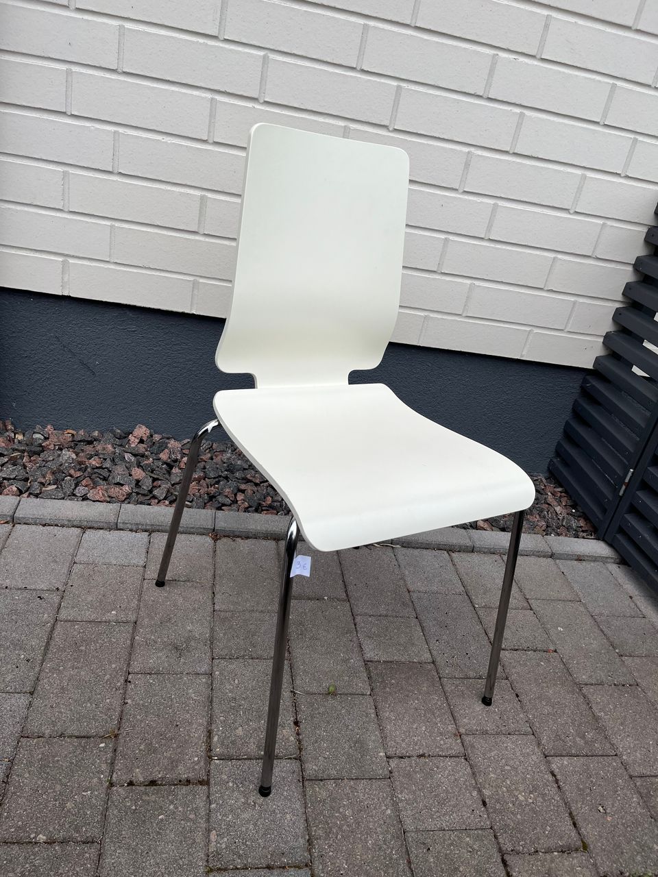 Ikea tuoli valkoinen metallijalat x 2