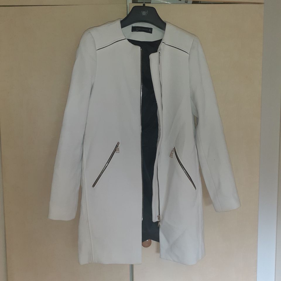 Zaran luonnonvalkoinen takki