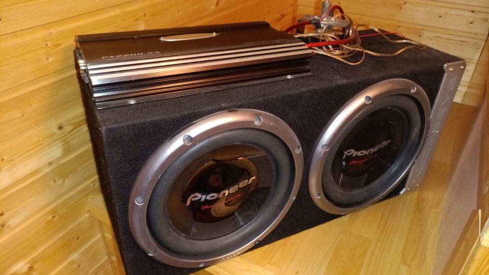 Pioneer 12" subbarit ja Procemax vahvistin