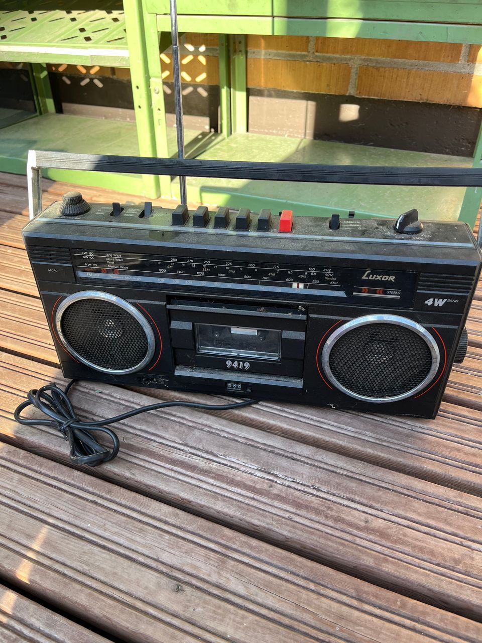 Luxor 9419 radio kasettisoitin
