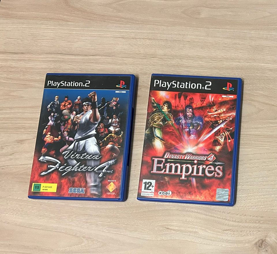 2 peliä yhteishintaan : Playstation 2 Virtua Fighter 4 ja Dynasty Warriors