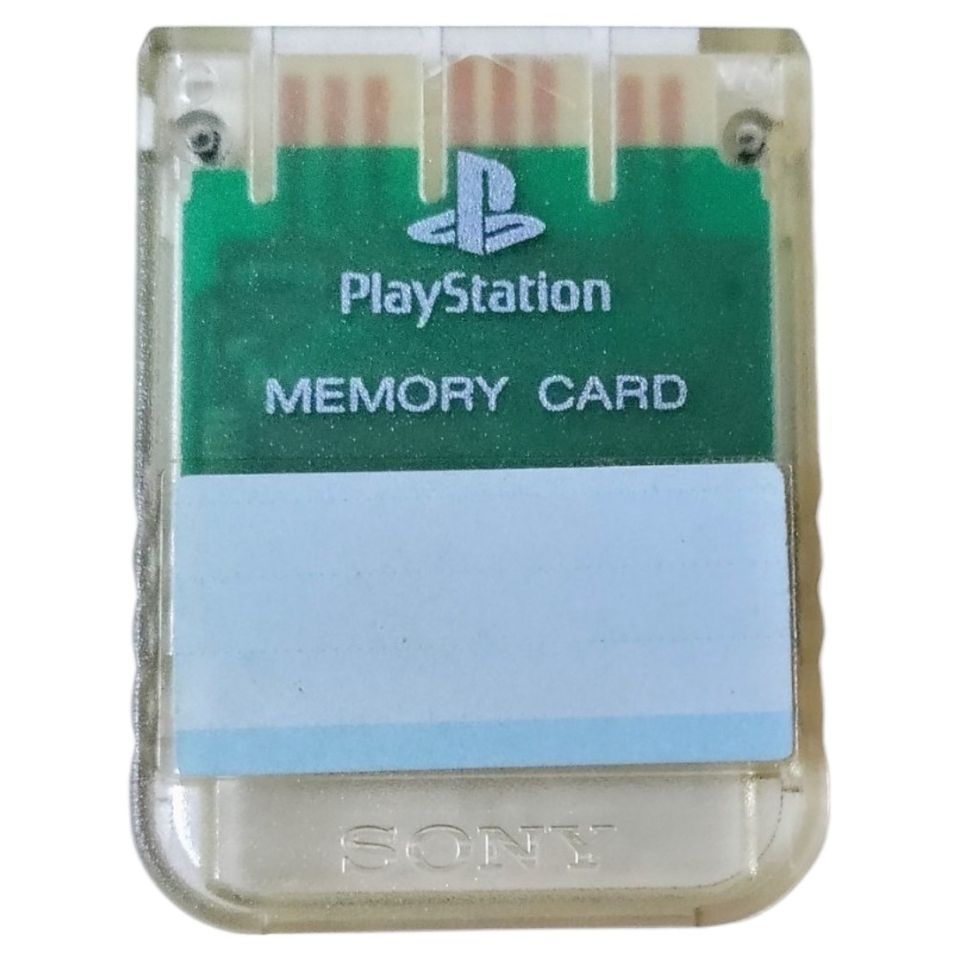 Alkuperäinen PlayStation 1 muistikortti transparent