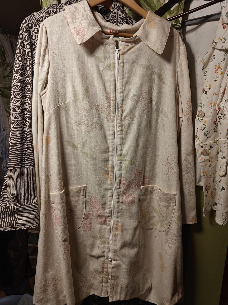 M-L vintage Laura Ashley teetetty takki