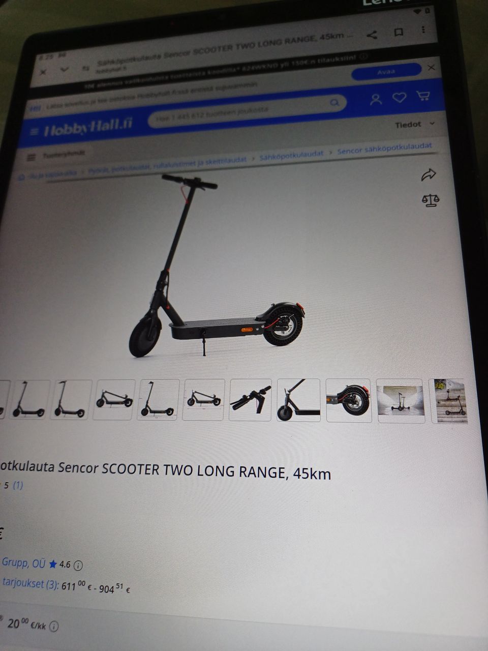 Sencor scooter tuo long range