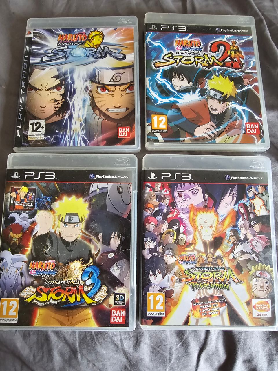 Myydään Naruto pelejä. Playstation 3