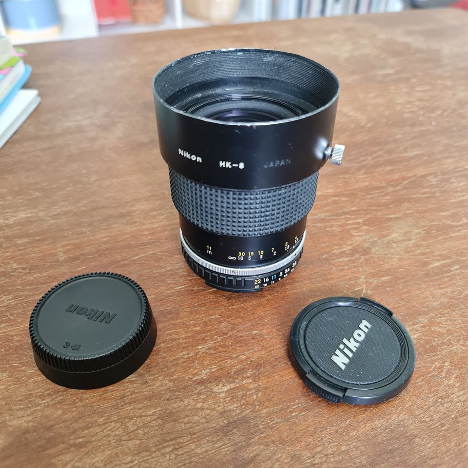 Nikon Series E 36-72mm 3.5 + HK-8 hood