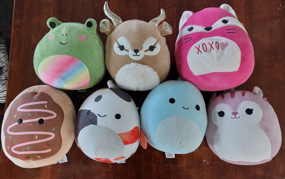 Squishmallows 5€/kpl