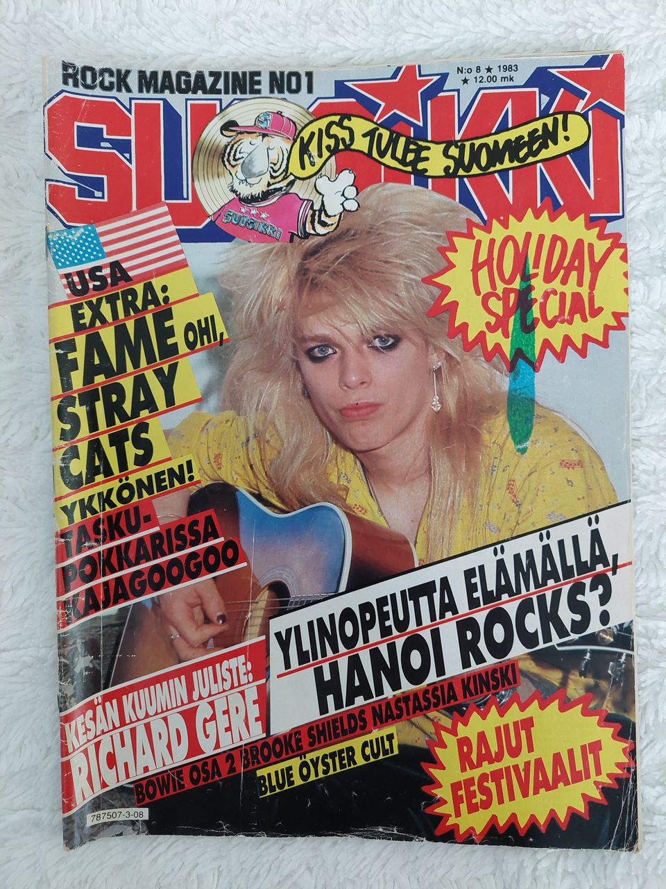 Suosikki 8/1983 - Hanoi Rocks, Stray Cats, jne