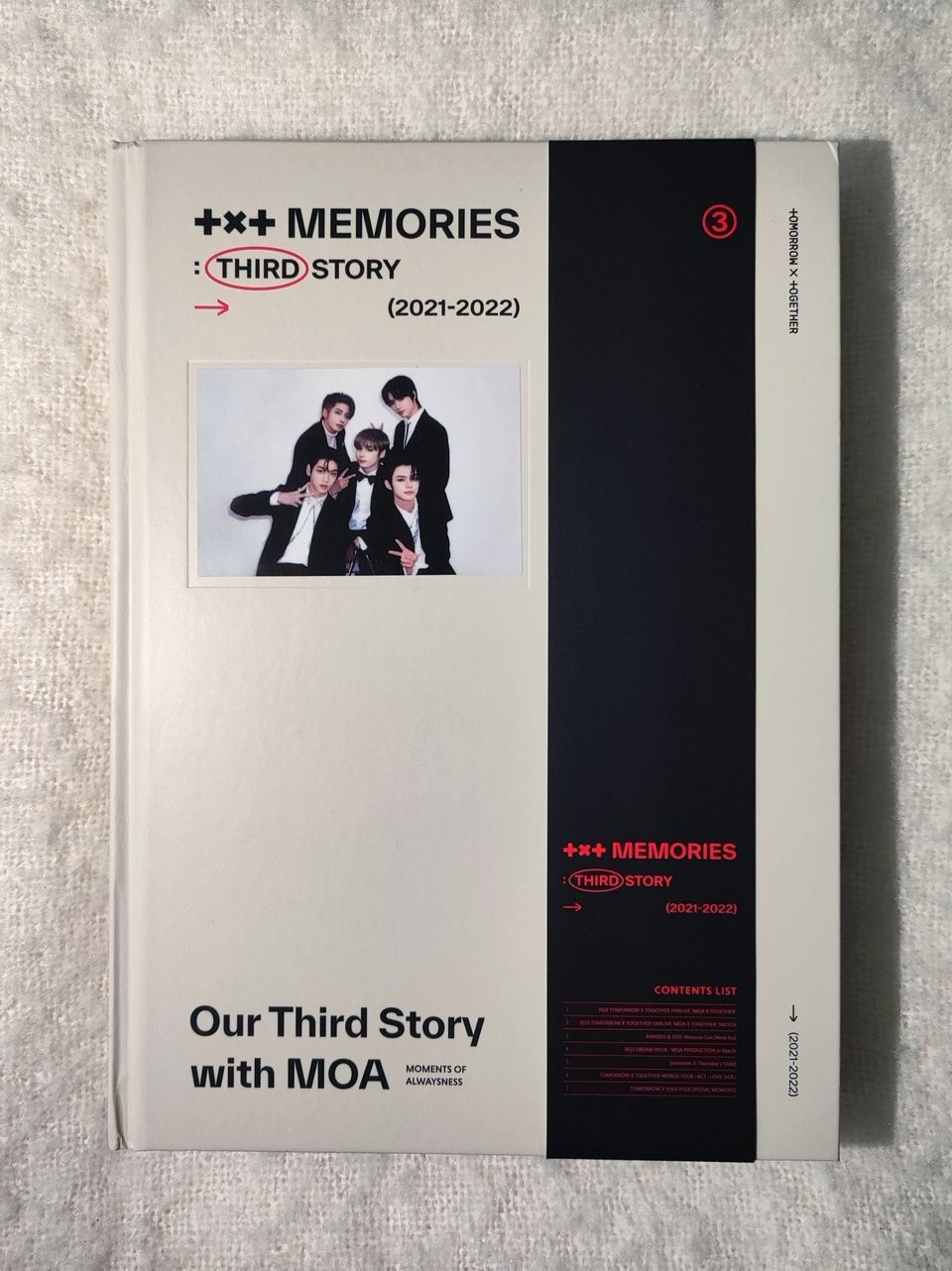 TXT Memories Third Story DVD versio + Weverse Shop gift