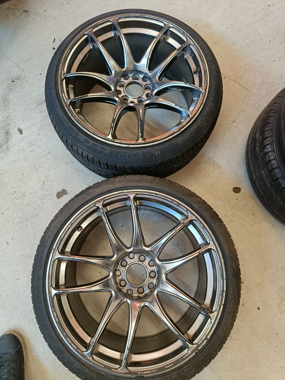 Vanteet 18x9,5 5x114,3 2kpl