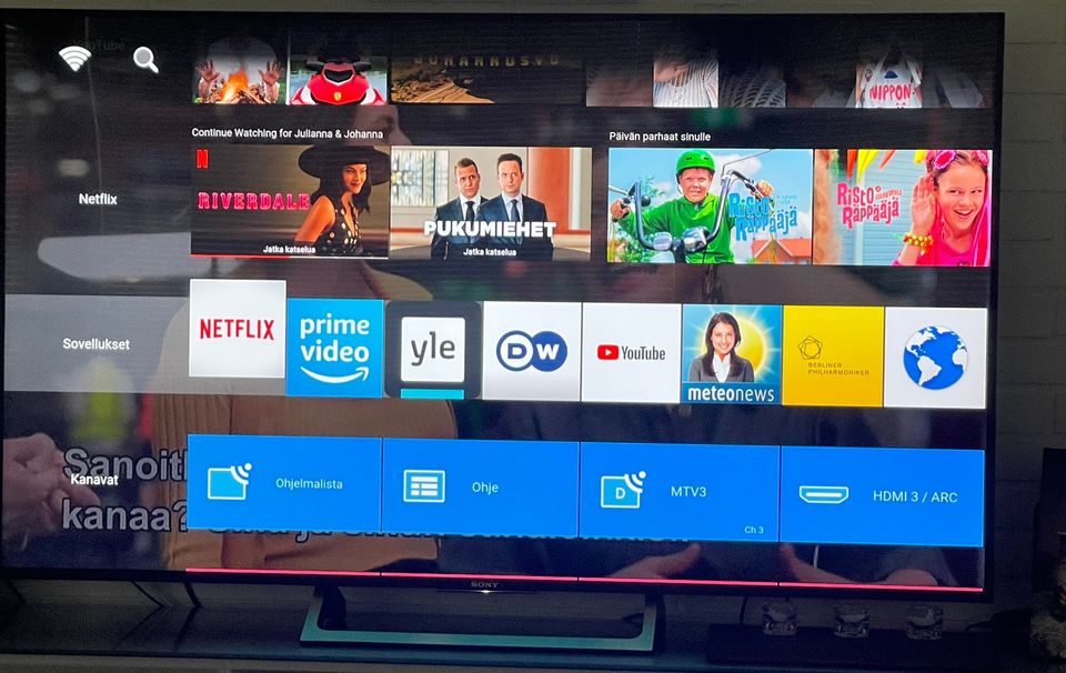 65” Sony hybridi tv