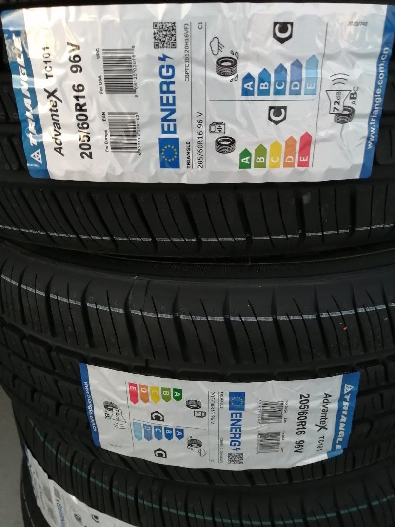 Uudet 205/60R16 kesärenkaat sis työt