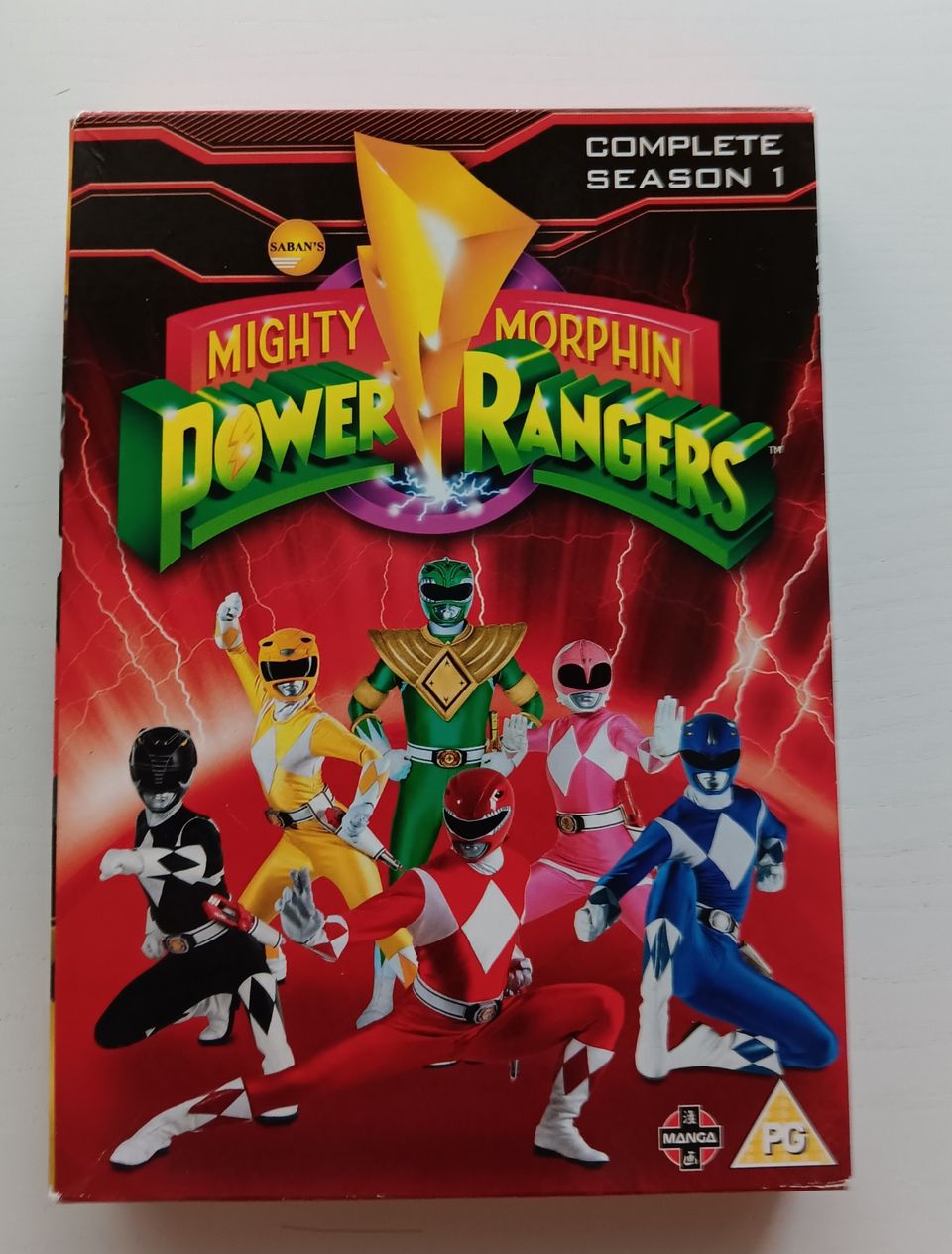 Power Rangers kausi 1 dvd