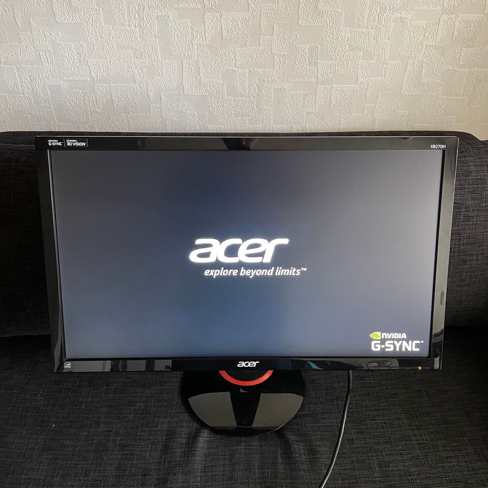 Pelinäyttö 27”, 144Hz, G-SYNC, Acer XB270H