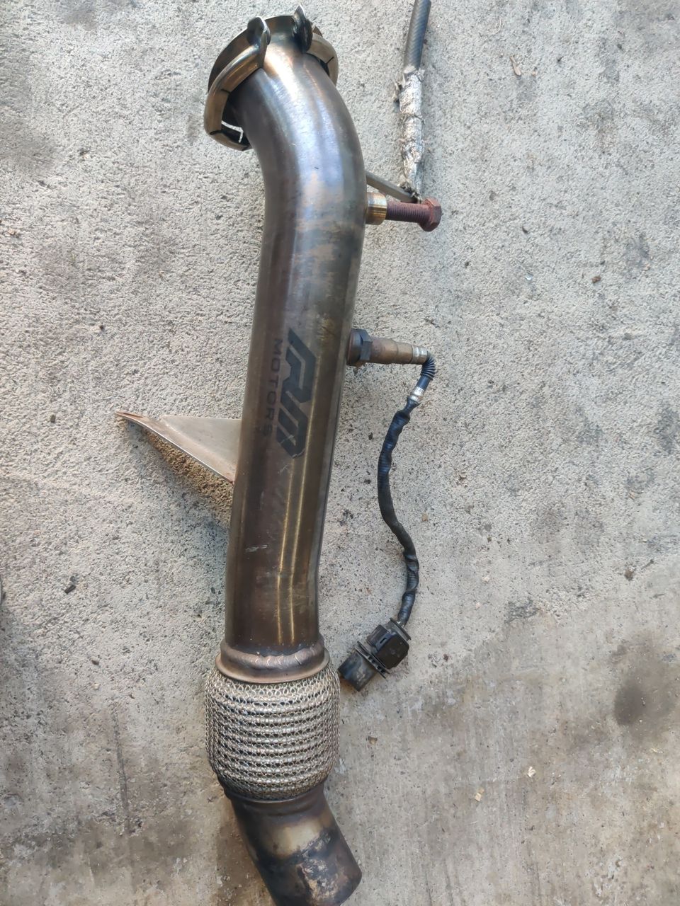 E91/90 320d down Pipe dpf ohitus putki