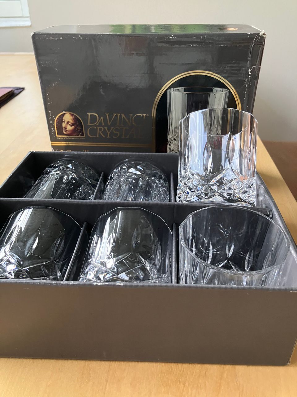 DaVinci Crystal Whisky tumblers