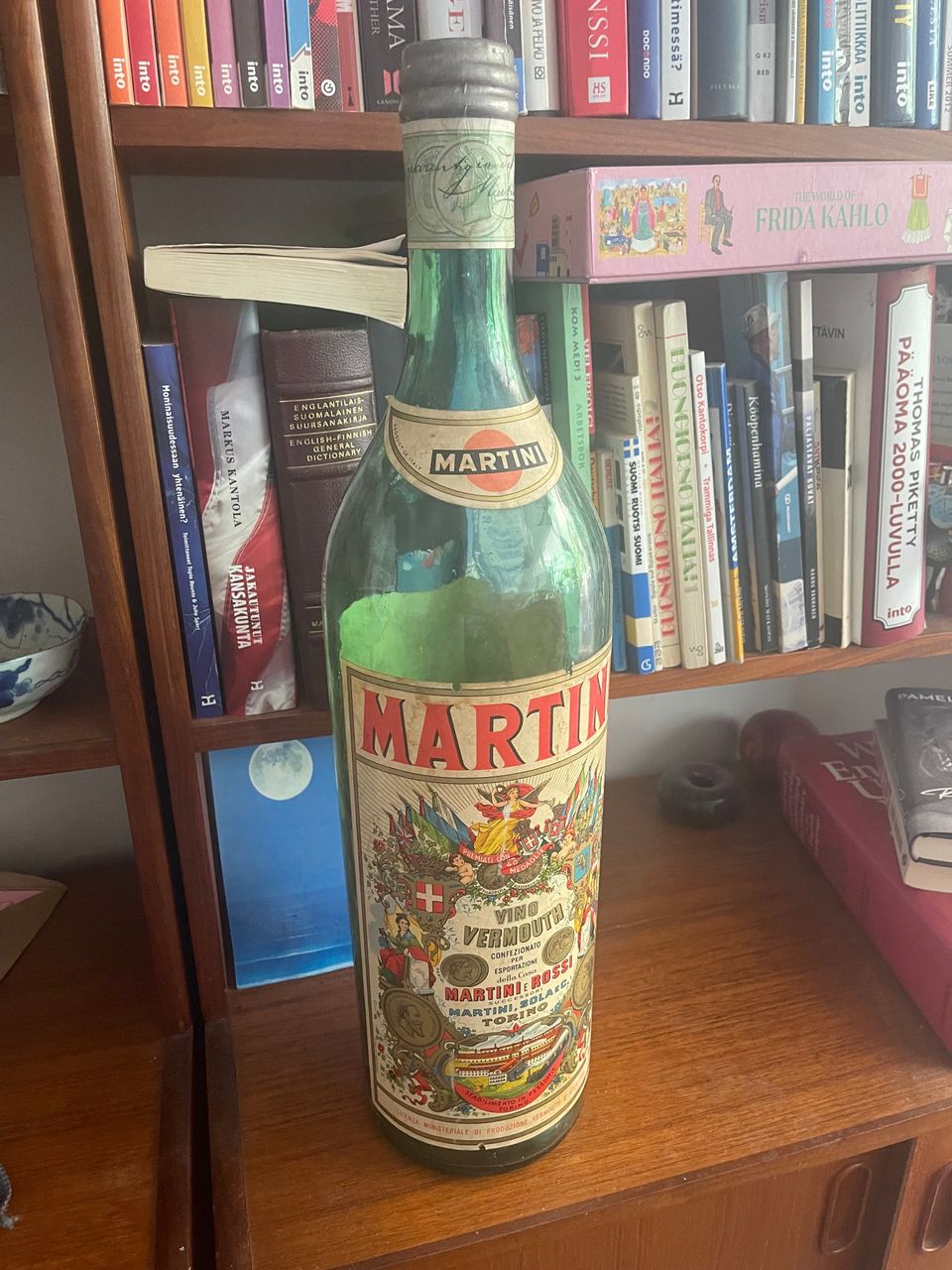 Martini vintage sisustuspullo
