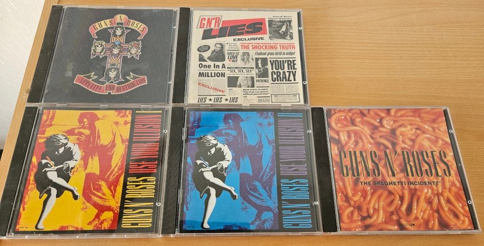 Guns n' Roses CD-levyjä