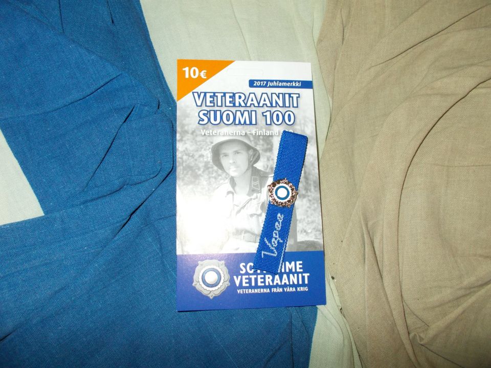 Veteraanit Suomi 100 2017 juhlamerkki