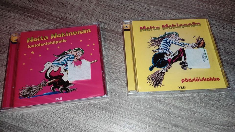 2 kpl avaamattomia Noita nokinenän CD-levyjä