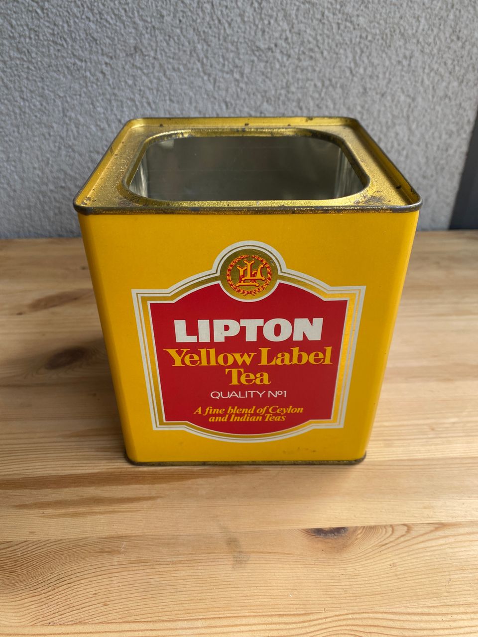 Lipton Yellow Label Tea vintage tina tölkki / kontti