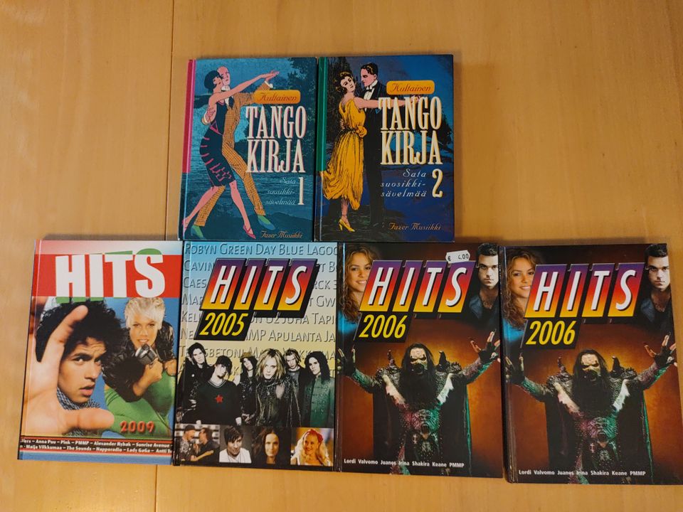 Tango kirjat 1-2, Hits v. 2005, 2006 ja 2009