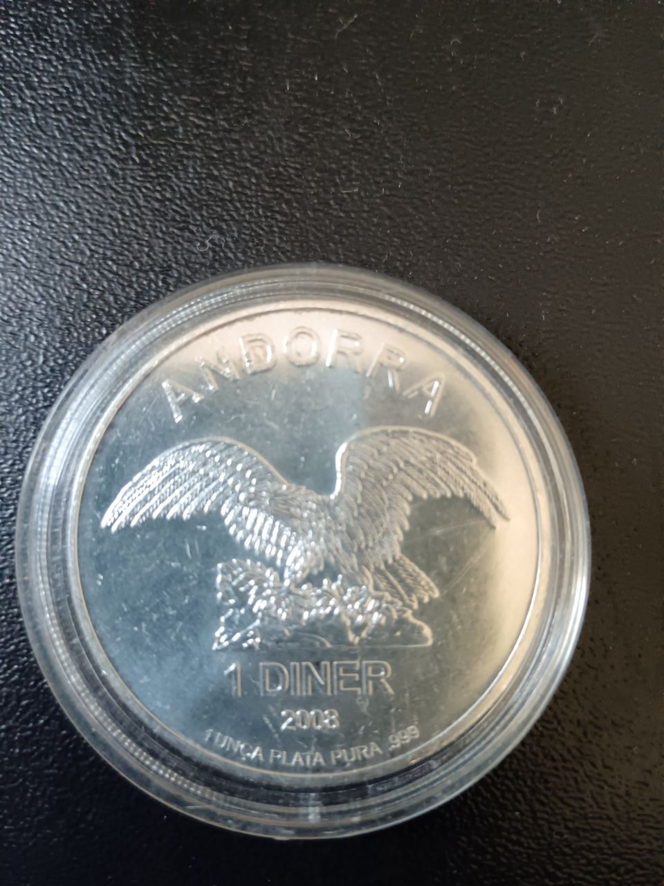 Andorra 1 Diner 2008 Eagle 1oz (. 999)