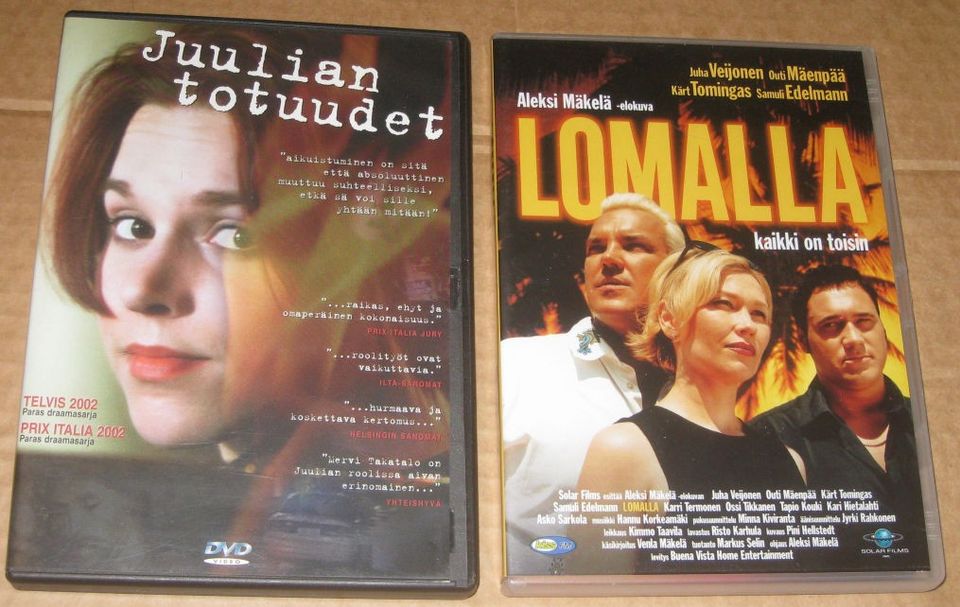 DVD elokuvat ( draama, komedia ) - 8 kpl -