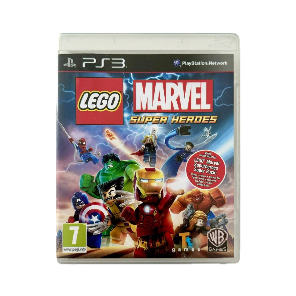 Lego Marvel Super Heroes - PS3 (+löytyy paljon muita pelejä)