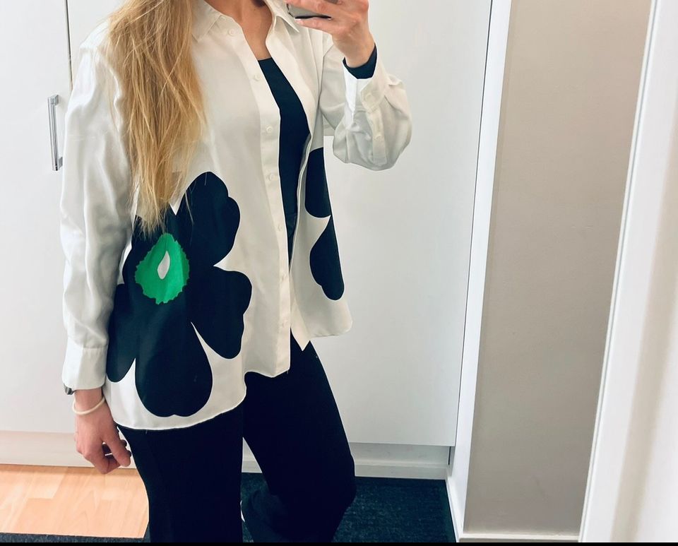 Marimekko unikko kauluspaita