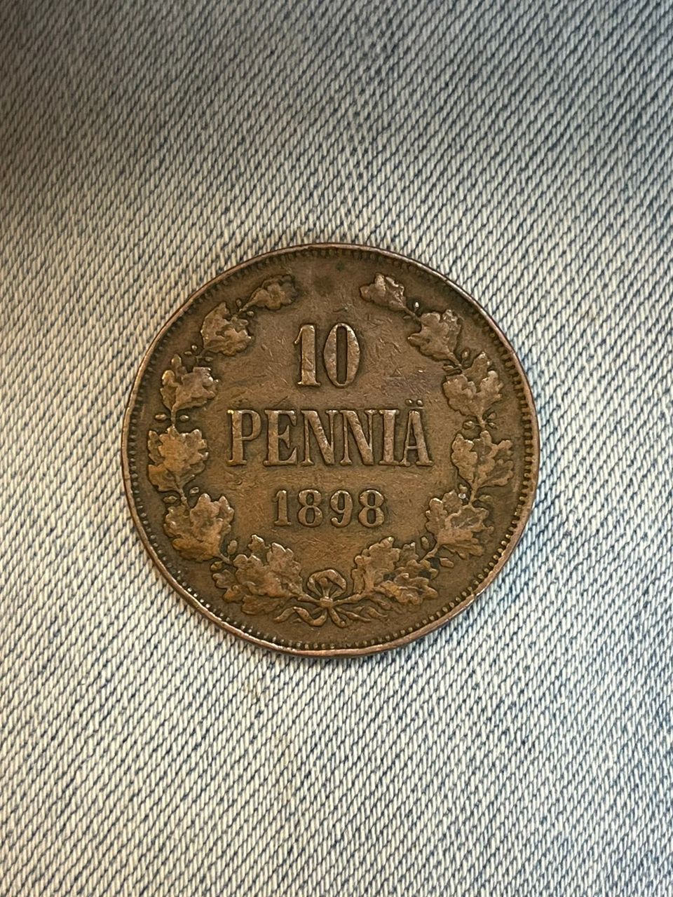 10 penniä 1898