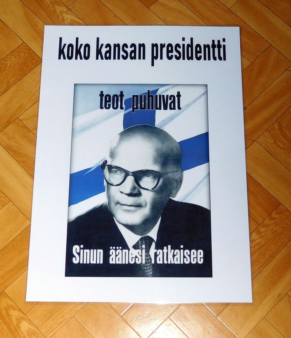 UKK, sinun äänesi ratkaisee - Kekkonen vaalimainos 1962