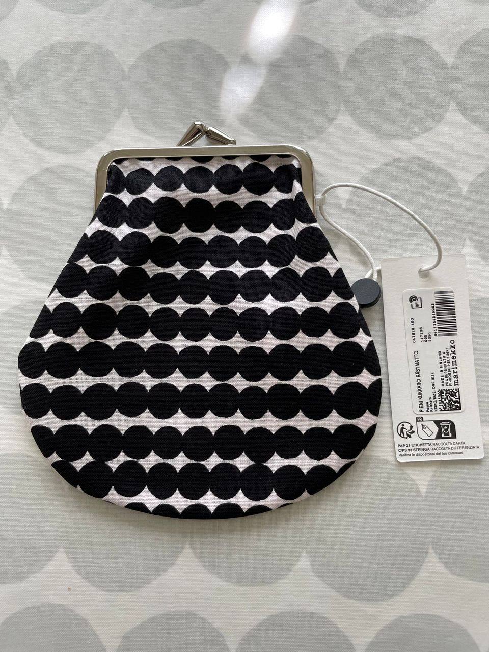 Uusi Marimekko räsymatto kukkaro