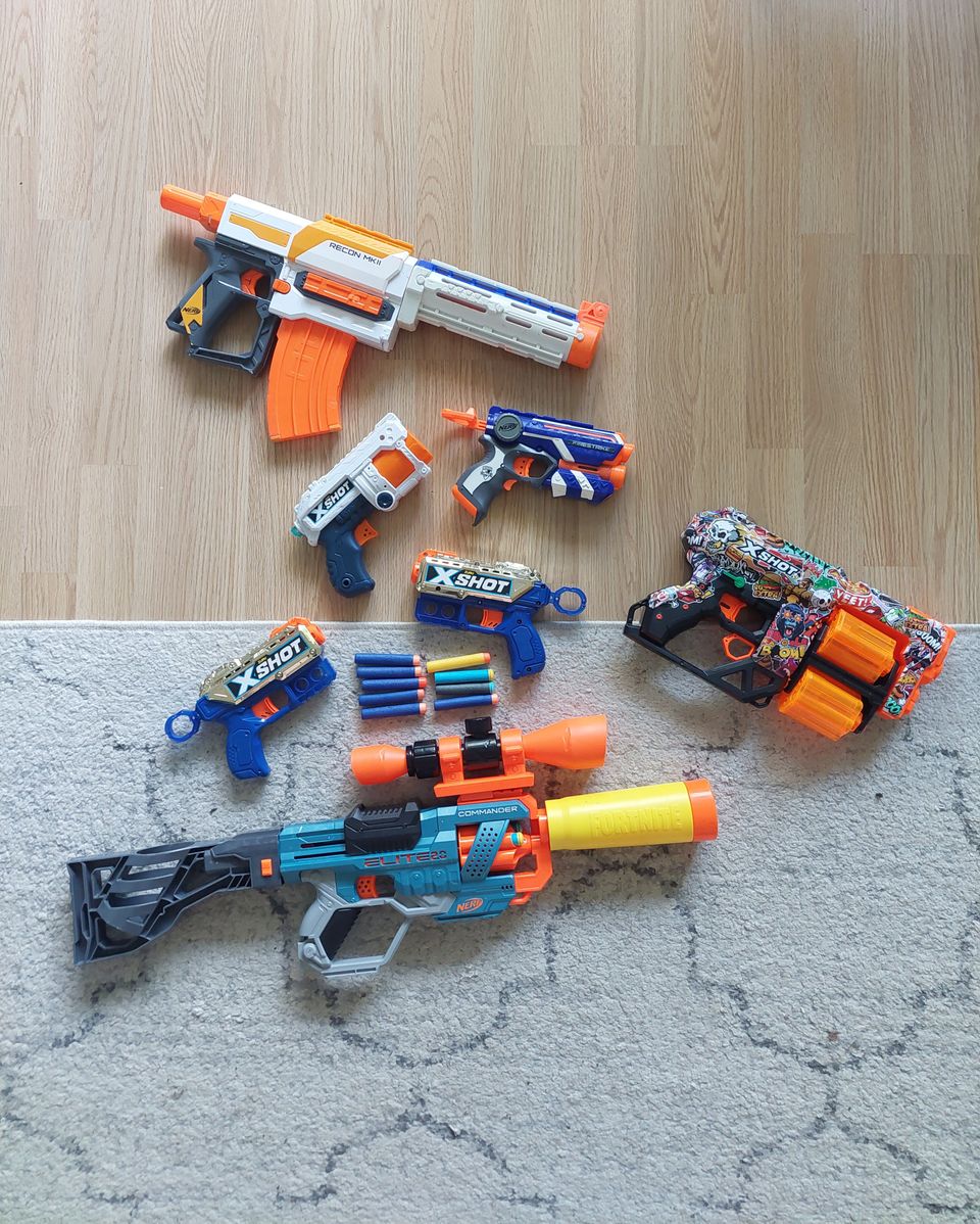 Nerf ja Xshot asesetti